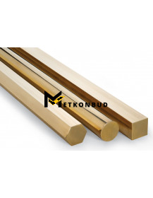 Шестигранник бронзовий БрКМЦ 12 мм