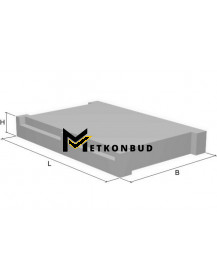 Майданчик сходовий 2 ЛПФ 28.11-4