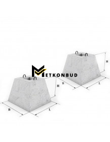 Фундамент під паркан ФЗП-1-2