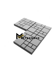 Тротуарная плитка ластик 250х250х25