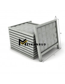 Паркан залізобетонний ПО-2