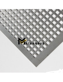 Перфорований лист нержавіючий AISI 304 1,5х1000х2000 мм квадрат 10х10 t=15 мм