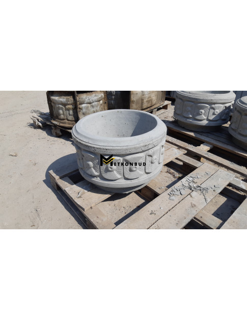 Цветочница бетонная К-15 (70 кг 62*42) Цветочница бетонная К-15 (70 кг 62*42)