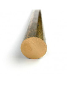 Коло / пруток латунний ЛС59-1 / ЛС / CuZn38Pb1 12 мм