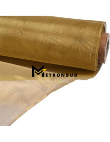 Сітка латунна кручена ткана №10 БрОФ6,5-0,4 / Л80 комірка 0,46-0,776 мм