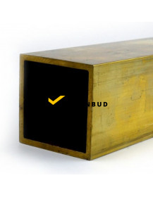 Труба латунна профільна / квадратна Л63 / CuZn37 30х30х1 мм