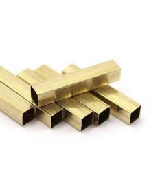 Труба латунна профільна / квадратна Л63 / CuZn37 14х14х1 мм