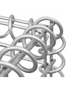 Габіон у зборі. Габіонна конструкція 400х1000х2000мм (комірка 50*100*3,5мм)