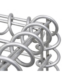 Габіон у зборі. Стовп 400х400х1000мм (осередок 50*100*3,5мм)