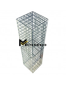 Габіон у зборі. Стовп 400х400х1000мм (осередок 50*100*3,5мм)