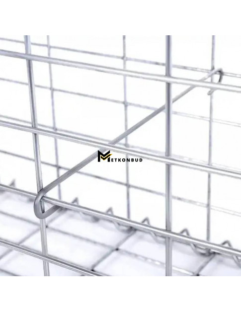 Пруток оцинкований для стяжки габіонів 3,0 мм (скоба) Пруток оцинкований для стяжки габіонів 3,0 мм (скоба)