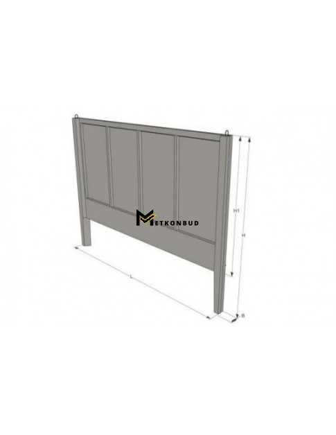 Паркан залізобетонний П5В Паркан залізобетонний П5В