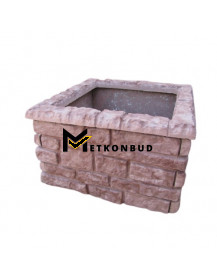 Квіткарка бетонна К-40 (53 кг 55*55*37)