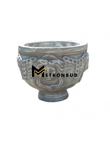 Квіткарка бетонна К-23 (65 кг 500*440)